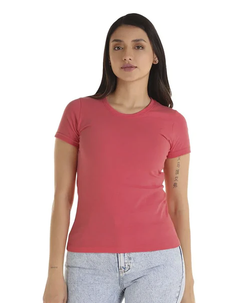 POLERA M/C ALGODÓN MUJER 6