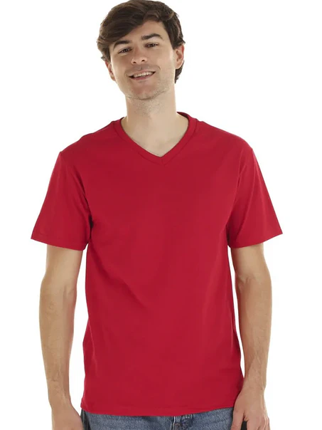 POLERA M/C ALGODÓN CUELLO V HOMBRE 2