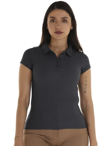 POLERA M/C PIQUE MUJER 4