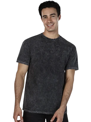 POLERA M/C ALGODÓN MINERAL WASH HOMBRE