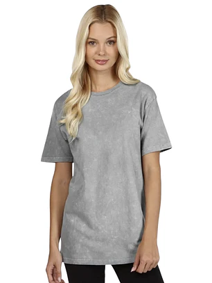 POLERA M/C ALGODÓN MINERAL WASH MUJER