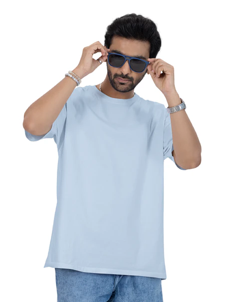 POLERA M/C ALGODÓN OVERSIZE HOMBRE 2