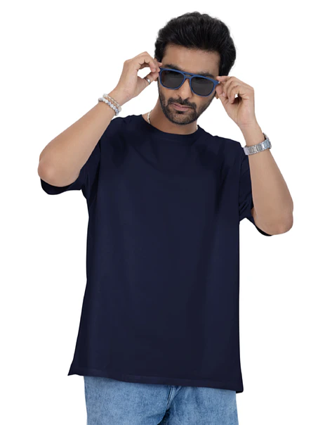 POLERA M/C ALGODÓN OVERSIZE HOMBRE 4