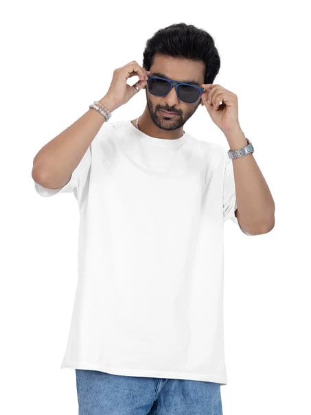 POLERA M/C ALGODÓN OVERSIZE HOMBRE 5