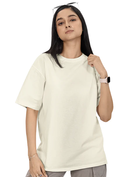 POLERA M/C ALGODÓN OVERSIZE MUJER 2