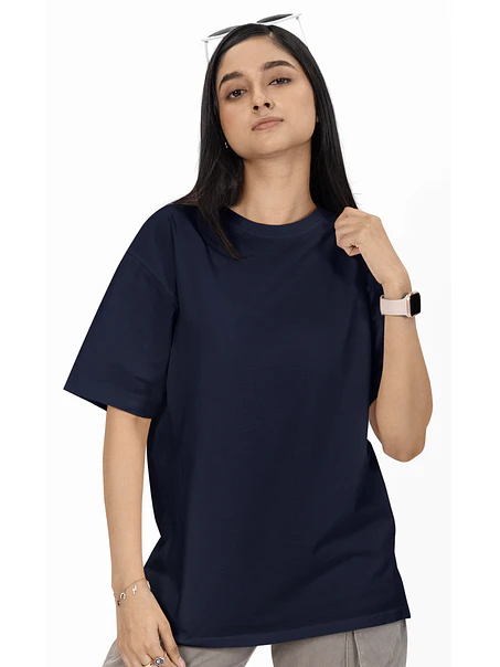 POLERA M/C ALGODÓN OVERSIZE MUJER 3