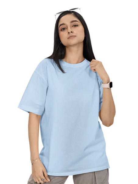 POLERA M/C ALGODÓN OVERSIZE MUJER 4
