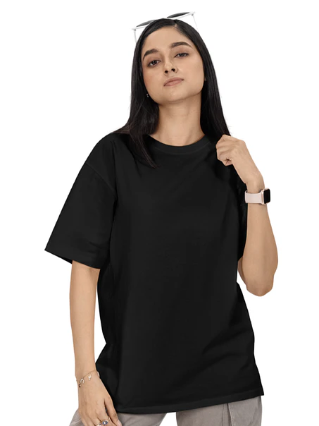 POLERA M/C ALGODÓN OVERSIZE MUJER 5