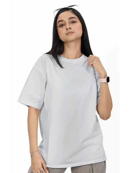 POLERA M/C ALGODÓN OVERSIZE MUJER 6
