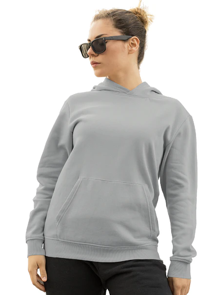 POLERON CANGURO SIN CIERRE MUJER 15