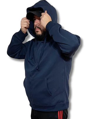 POLERON CANGURO CON CIERRE HOMBRE (UNISEX)