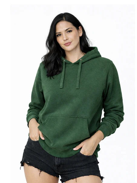 POLERON CANGURO PREMIUM MINERAL WASH MUJER 2