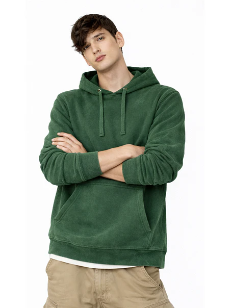 POLERON CANGURO PREMIUM MINERAL WASH HOMBRE 4