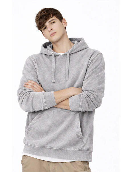 POLERON CANGURO PREMIUM MINERAL WASH HOMBRE 5