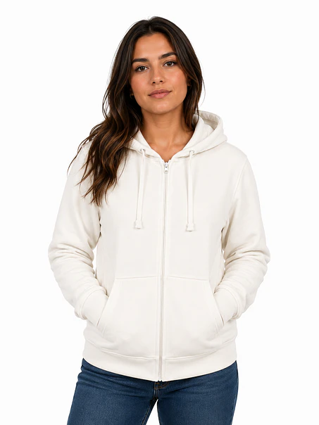 POLERON CANGURO CON CIERRE UNISEX 13