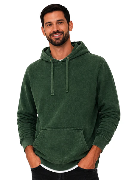 POLERON CANGURO PREMIUM MINERAL WASH UNISEX 5
