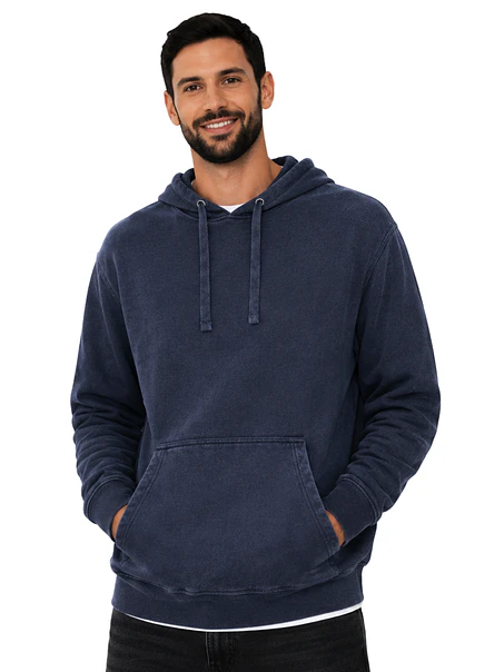 POLERON CANGURO PREMIUM MINERAL WASH UNISEX 7