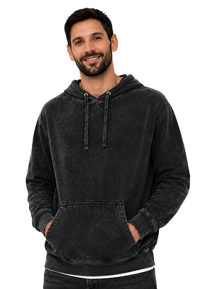 POLERON CANGURO PREMIUM MINERAL WASH UNISEX