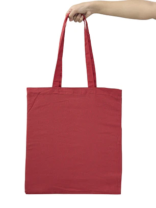 BOLSA DE ALGODÓN ROJO | 132gr | 42x38 (cm)