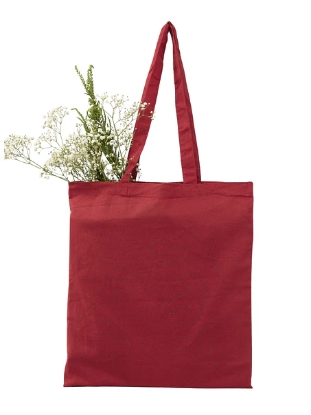 BOLSA DE ALGODÓN ROJO | 132gr | 42x38 (cm) 2