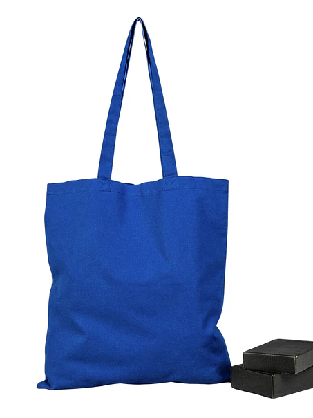 BOLSA DE ALGODÓN AZUL | 170gr | 42x38 (cm) 2