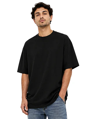POLERA M/C ALGODÓN OVERSIZE (UNISEX) LONG FIT