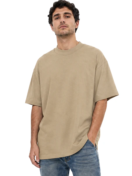 POLERA M/C ALGODÓN OVERSIZE (UNISEX) LONG FIT 3
