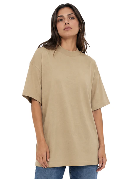 POLERA M/C ALGODÓN OVERSIZE (UNISEX) LONG FIT 4