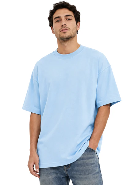POLERA M/C ALGODÓN OVERSIZE (UNISEX) LONG FIT 7