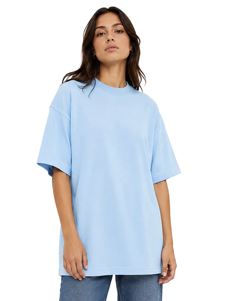 POLERA M/C ALGODÓN OVERSIZE (UNISEX) LONG FIT 8