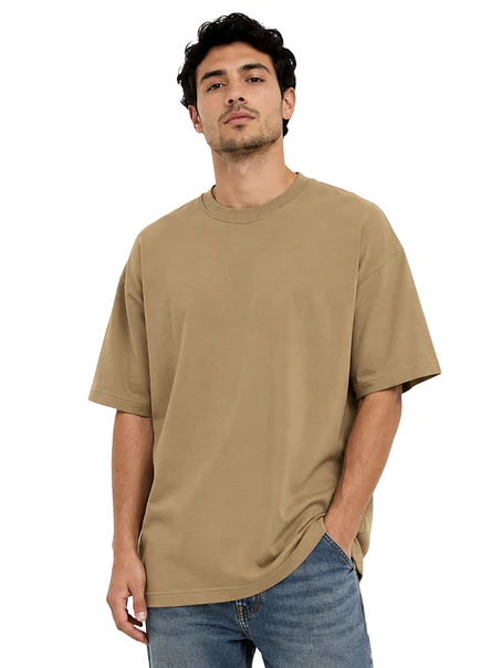 POLERA M/C ALGODÓN OVERSIZE (UNISEX) LONG FIT 9