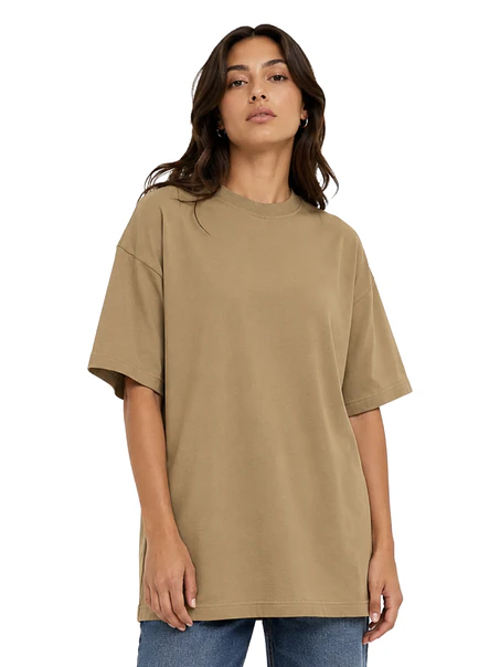 POLERA M/C ALGODÓN OVERSIZE (UNISEX) LONG FIT 10