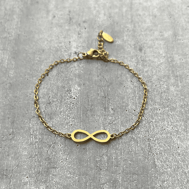 PULSERA INFINITO DORADA