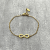 PULSERA INFINITO DORADA