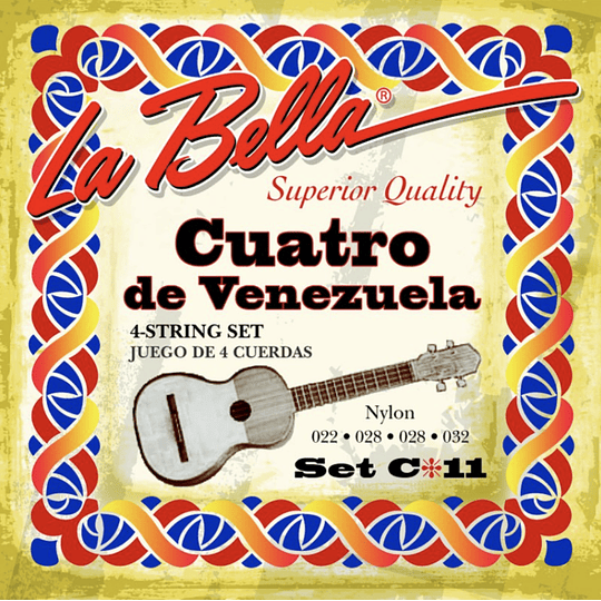 LA BELLA C11 | Cuerdas para Cuatro Venezolano