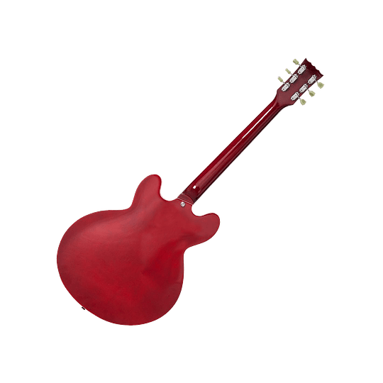 Vintage Guitarra Eléctrica VSA500 Semi Hollow Color: Cherry Red