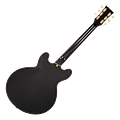 Vintage Guitarra Eléctrica VSA500 Semi Hollow Color: Gloss Black