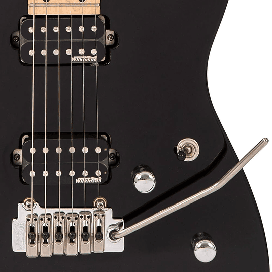 Vintage Guitarra Eléctrica Serie V6HMBB color: Black