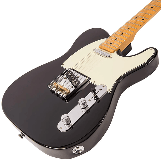 Vintage Guitarra Eléctrica Serie V75 color: Gloss Black