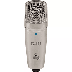 BEHRINGER C1U Micrófono | Micrófono USB Studio Condenser con Patrón de Captación Cardioide