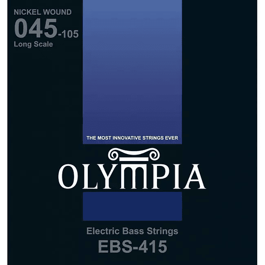 OLYMPIA EBS415 | Cuerdas para Bajo Eléctrico de 4 Cuerdas Calibres 45-100