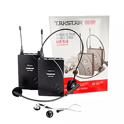 TAKSTAR UHF-938 | Sistema Inalámbrico para Guía de Tour de Larga Distancia