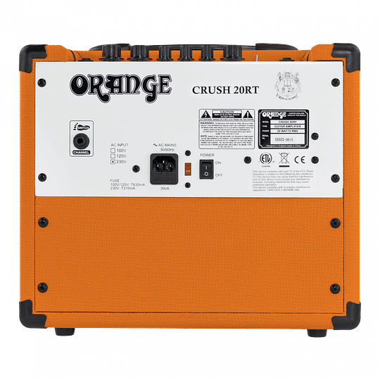 ORANGE OS-D-CRUSH-20RT | Amplificador de Guitarra Combo Reverb Turner 1x8 20 Watts