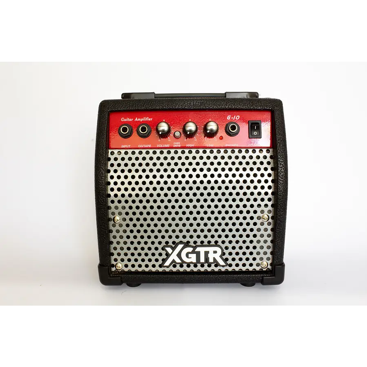 Mini amplificador de guitarra de 16 W, amplificador de práctica de guitarra  eléctrica portátil y recargable con canales limpios y de accionamiento