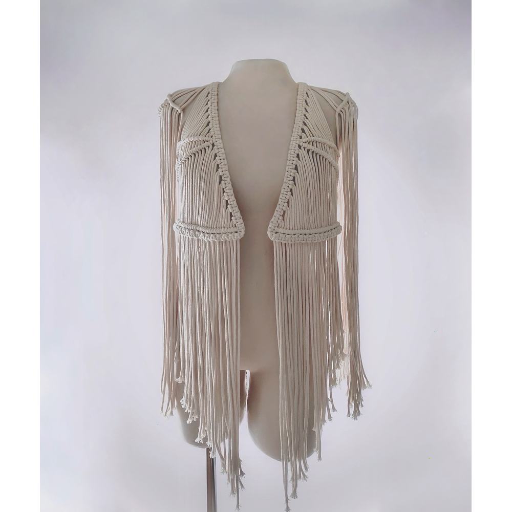 Tulum Macrame Vest Maxi