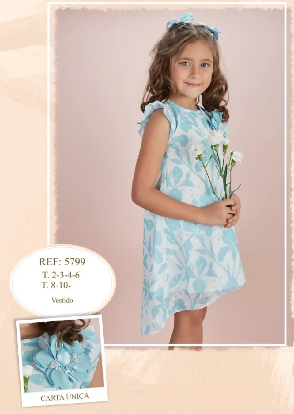 BATA BLONDA ESTAMPADA AGUAMARINA  1