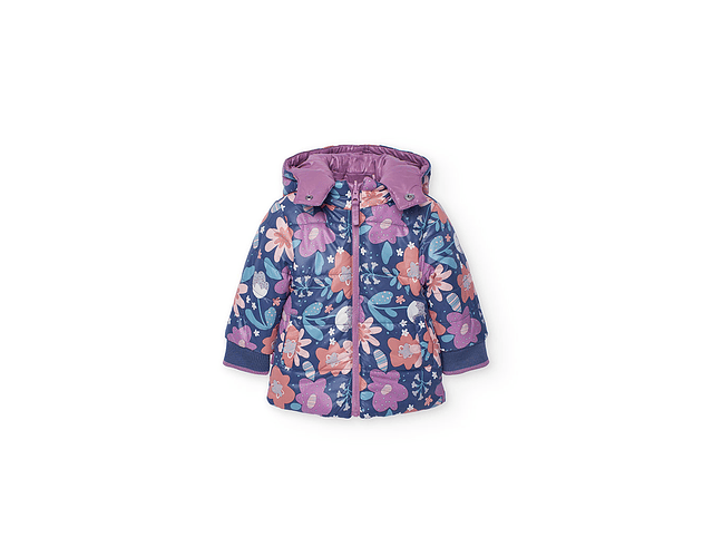 chaqueta reversible lila 