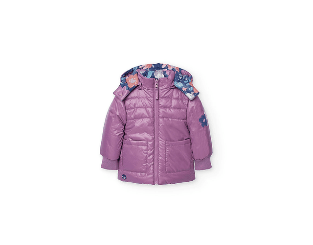 chaqueta reversible lila 