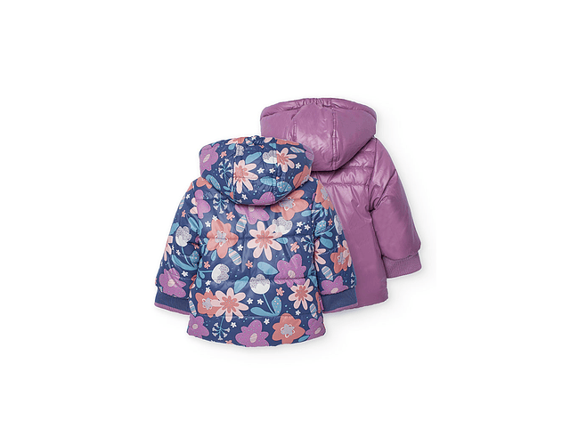 chaqueta reversible lila 
