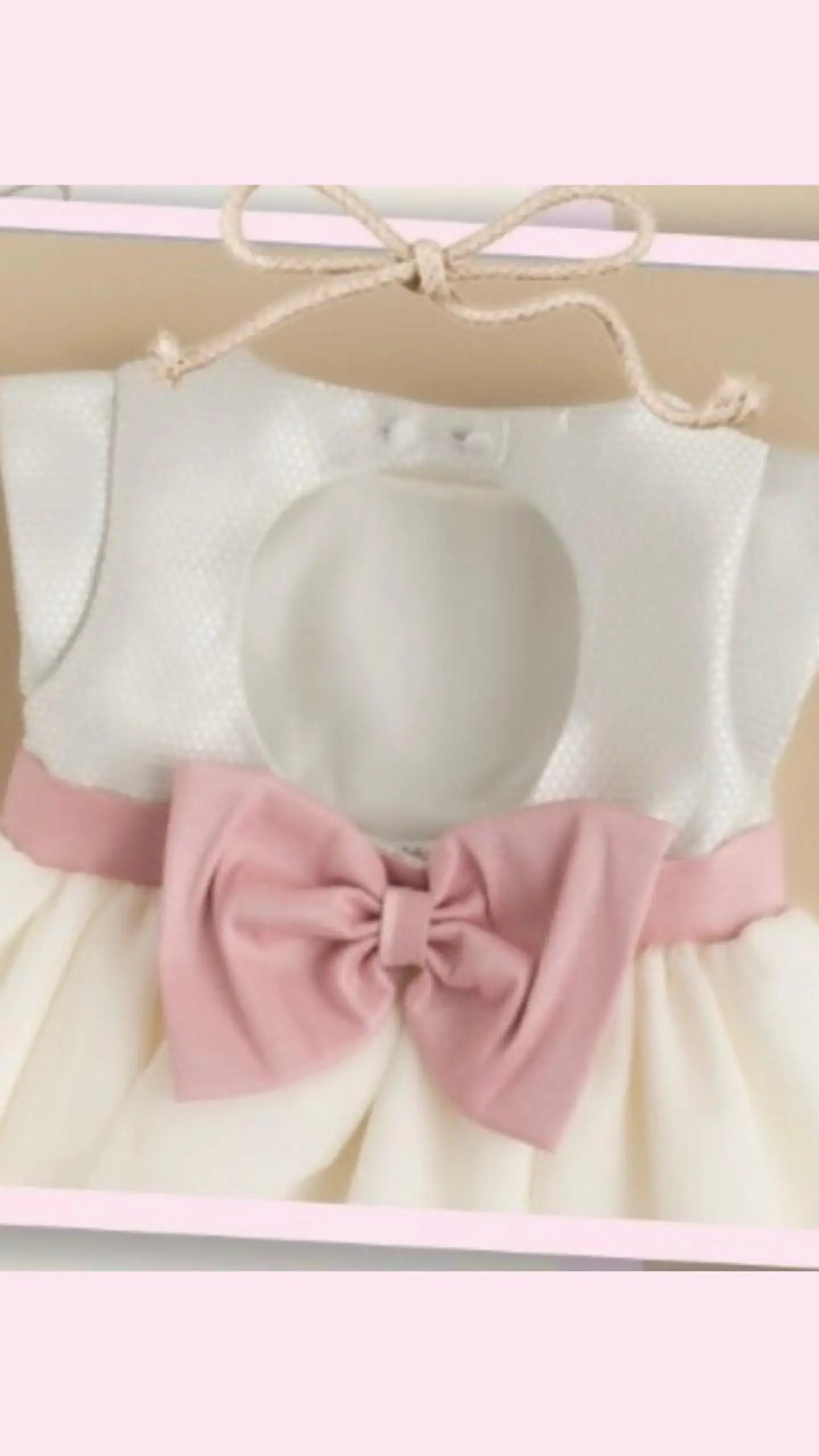 VESTIDO FORMAL PECHO GRIS LAZO ROSA  2